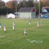 Saugatuck High's skill position players loosen up prior to the Indians' 62-6 football win at Martin on Oct. 4, 2013. Saugatuck High's skill position players loosen up prior to the Indians' 62-6 football win at Martin on Oct. 4, 2013.