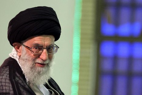 Iran's supreme leader Ayatollah Ali Khamenei attends a meeting with high-ranking officials in Tehran August 31, 2011. REUTERS/www.khamenei.i Iran's supreme leader Ayatollah Ali Khamenei attends a meeting with high-ranking officials in Tehran August 31, 2011. REUTERS/www.khamenei.i