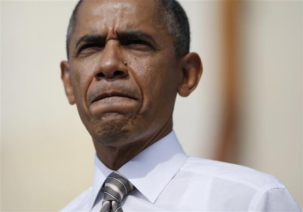 U.S. President Barack Obama delivers remarks on the government funding impasse at M. Luis Construction, a local small business in Rockville, U.S. President Barack Obama delivers remarks on the government funding impasse at M. Luis Construction, a local small business in Rockville,
