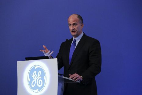 Vice Chairman of GE and CEO of GE's Global Growth and Operations John G. Rice speaks to reporters during a news conference in Mumbai May 17, Vice Chairman of GE and CEO of GE's Global Growth and Operations John G. Rice speaks to reporters during a news conference in Mumbai May 17,