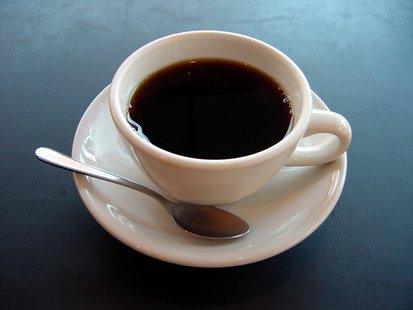 Small cup of coffee (Photo by: Julius Schorzman/Wikimedia Commons). Small cup of coffee (Photo by: Julius Schorzman/Wikimedia Commons).