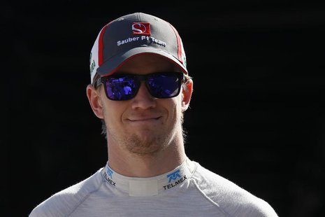 Sauber Formula One driver Nico Hulkenberg of Germany looks on during during the second practice session of the Monaco F1 Grand Prix May 23, Sauber Formula One driver Nico Hulkenberg of Germany looks on during during the second practice session of the Monaco F1 Grand Prix May 23,