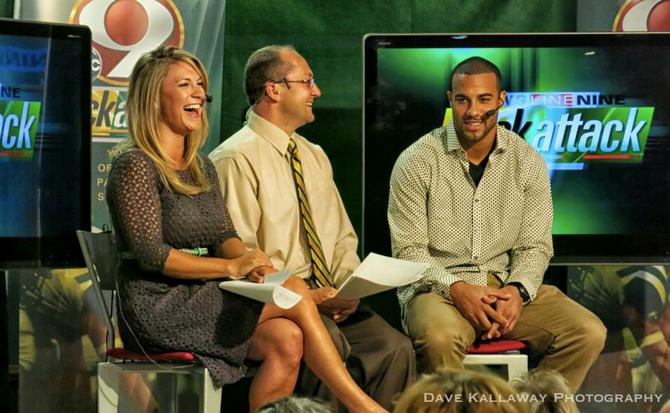 Micah Hyde on PackAttack in Wausau as captured by Dave Kallaway