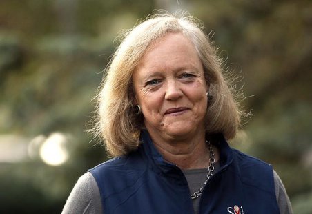 Meg Whitman, CEO of Hewlett-Packard, arrives for the first session of annual Allen and Co. conference at the Sun Valley, Idaho Resort July 1 Meg Whitman, CEO of Hewlett-Packard, arrives for the first session of annual Allen and Co. conference at the Sun Valley, Idaho Resort July 1