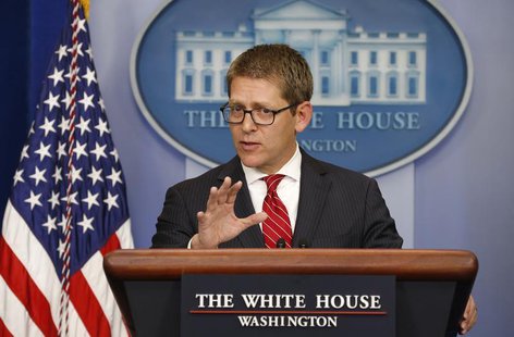White House Press Secretary Jay Carney speaks to reporters about Obamacare from the briefing room of the White House in Washington September White House Press Secretary Jay Carney speaks to reporters about Obamacare from the briefing room of the White House in Washington September