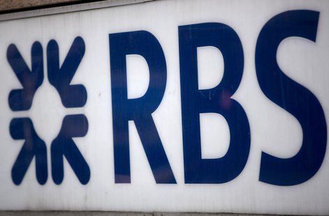 A sign is seen outside a Royal Bank of Scotland building in central London February 28, 2013. REUTERS/Neil Hall A sign is seen outside a Royal Bank of Scotland building in central London February 28, 2013. REUTERS/Neil Hall
