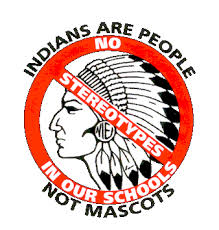 No indian mascots logo
No indian mascots logo
