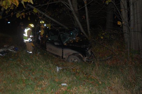 Crash scene north of Withee, WI 10/10/13. Photo: Clark County Sheriff's Department Crash scene north of Withee, WI 10/10/13. Photo: Clark County Sheriff's Department
