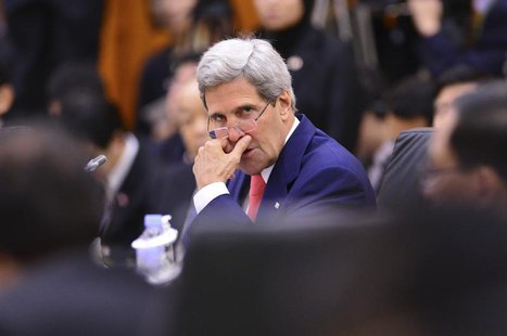 U.S. Secretary of State John Kerry attends the 8th East Asia Summit in Bandar Seri Begawan, October 10, 2013. REUTERS/Ahim Rani U.S. Secretary of State John Kerry attends the 8th East Asia Summit in Bandar Seri Begawan, October 10, 2013. REUTERS/Ahim Rani