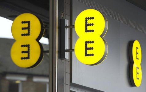 An Everything Everywhere (EE) mobile phone store sign is seen in London February 20, 2013. REUTERS/Neil Hall An Everything Everywhere (EE) mobile phone store sign is seen in London February 20, 2013. REUTERS/Neil Hall