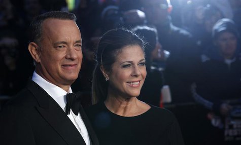 Actor Tom Hanks and his wife Rita Wilson arrive for the European premiere of "Captain Phillips", on the opening night of the London Film Fes Actor Tom Hanks and his wife Rita Wilson arrive for the European premiere of "Captain Phillips", on the opening night of the London Film Fes