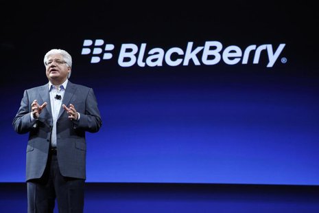 Mike Lazaridis, President and Co-CEO of Research In Motion, speaks during BlackBerry's DevCon at the Moscone West Center in San Francisco, C Mike Lazaridis, President and Co-CEO of Research In Motion, speaks during BlackBerry's DevCon at the Moscone West Center in San Francisco, C