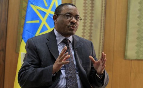 Ethiopian Prime Minister Hailemariam Desalegn speaks during an interview with Reuters inside his office in the capital Addis Ababa, October Ethiopian Prime Minister Hailemariam Desalegn speaks during an interview with Reuters inside his office in the capital Addis Ababa, October