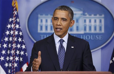 U.S. President Barack Obama speaks about the continuing government shutdown from the White House Briefing Room in Washington, October 8, 201 U.S. President Barack Obama speaks about the continuing government shutdown from the White House Briefing Room in Washington, October 8, 201