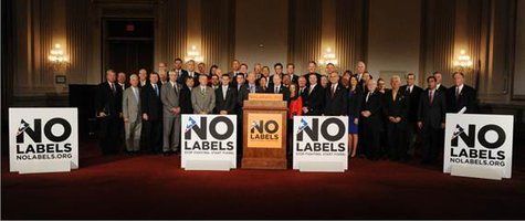 The congressional group No Labels poses for a picture during an event October 10, 2013 The congressional group No Labels poses for a picture during an event October 10, 2013