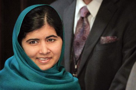 Pakistan's Malala Yousafzai arrives for a photo opportunity before speaking at an event in New York, October 10, 2013. REUTERS/Shannon Stapl Pakistan's Malala Yousafzai arrives for a photo opportunity before speaking at an event in New York, October 10, 2013. REUTERS/Shannon Stapl