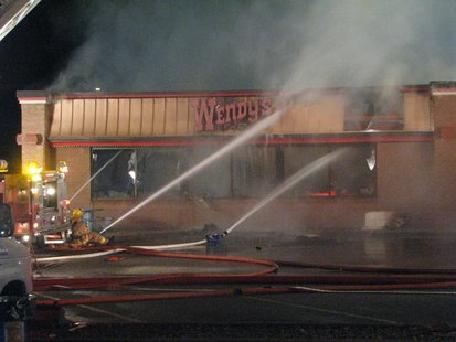 Fire at Wendy's in Rib Mountain Fire at Wendy's in Rib Mountain