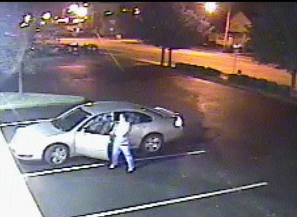 College Ave. hit and run suspect caught on video surveillance in nearby parking lot on 10-9-13 College Ave. hit and run suspect caught on video surveillance in nearby parking lot on 10-9-13