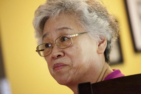 Myunghee Bae, the mother of Kenneth Bae, is pictured during an interview with Reuters in Lynnwood, Washington August 7, 2013. REUTERS/David Myunghee Bae, the mother of Kenneth Bae, is pictured during an interview with Reuters in Lynnwood, Washington August 7, 2013. REUTERS/David