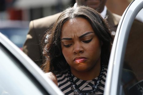 Shayanna Jenkins, fiancee of Aaron Hernandez, a former player for the NFL's New England Patriots football team, leaves the Bristol County Su Shayanna Jenkins, fiancee of Aaron Hernandez, a former player for the NFL's New England Patriots football team, leaves the Bristol County Su