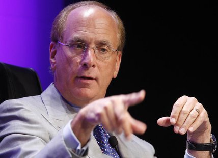 Laurence Fink, Chairman and Chief Executive Officer of BlackRock, speaks during the Wall Street Journal Deals and Dealmakers conference, in Laurence Fink, Chairman and Chief Executive Officer of BlackRock, speaks during the Wall Street Journal Deals and Dealmakers conference, in