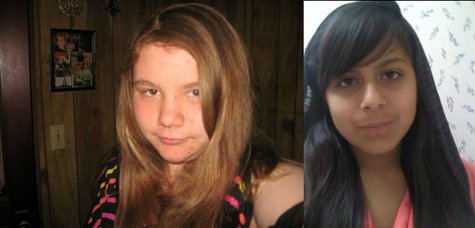 13-year-old Jerica Springer (left) and 14-year-old Myra Rodriguez (right) 13-year-old Jerica Springer (left) and 14-year-old Myra Rodriguez (right)