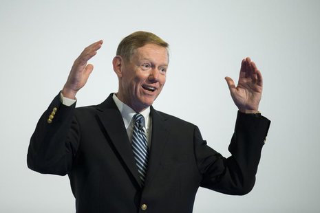 Alan Mulally, President and CEO of Ford Motor Company speaks at the Automobilwoche automotive industry conference in Berlin November 7, 2012 Alan Mulally, President and CEO of Ford Motor Company speaks at the Automobilwoche automotive industry conference in Berlin November 7, 2012