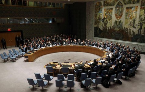 Members of the United Nations Security Council raise their hands as they vote unanimously to approve a resolution eradicating Syria's chemic Members of the United Nations Security Council raise their hands as they vote unanimously to approve a resolution eradicating Syria's chemic