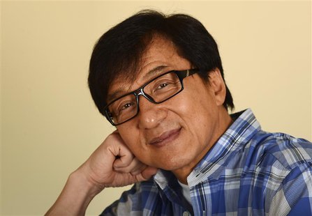 Hong Kong actor Jackie Chan poses during a promotional event for his film "Chinese Zodiac" in Beverly Hills, California October 16, 2013. RE Hong Kong actor Jackie Chan poses during a promotional event for his film "Chinese Zodiac" in Beverly Hills, California October 16, 2013. RE