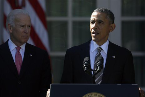 U.S. Vice President Joe Biden (L) stands with President Barack Obama as he announces Jeh Johnson to be his nominee for Secretary of Homeland U.S. Vice President Joe Biden (L) stands with President Barack Obama as he announces Jeh Johnson to be his nominee for Secretary of Homeland