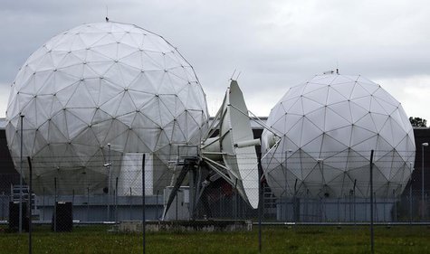 A satellite dish is seen in the former monitoring base of the National Security Agency (NSA) in Bad Aibling, south of Munich, August 13, 201 A satellite dish is seen in the former monitoring base of the National Security Agency (NSA) in Bad Aibling, south of Munich, August 13, 201