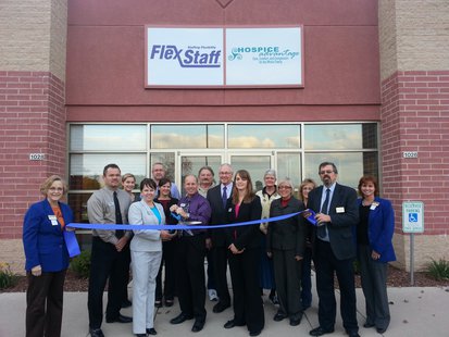A ribbon cutting ceremony held for the Flex Staff office location in Sheboygan. A ribbon cutting ceremony held for the Flex Staff office location in Sheboygan.