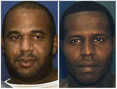 Escaped convicts Joseph Ivan Jenkins (L) and Charles Walker are shown in this combination of undated booking photos provided by the Florida Escaped convicts Joseph Ivan Jenkins (L) and Charles Walker are shown in this combination of undated booking photos provided by the Florida