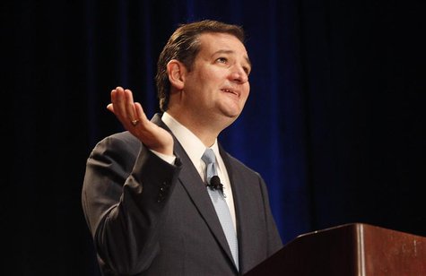 U.S. Senator Ted Cruz (R-TX) speaks to members of the Texas Federation of Republican Women in San Antonio, Texas October 19, 2013. REUTERS/J U.S. Senator Ted Cruz (R-TX) speaks to members of the Texas Federation of Republican Women in San Antonio, Texas October 19, 2013. REUTERS/J