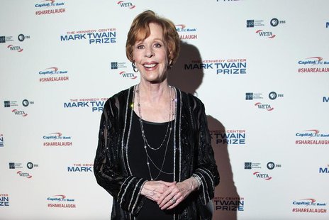 Comedian and actress Carol Burnett arrives on the red carpet before being presented the 2013 Mark Twain Prize for American Humor at the Kenn Comedian and actress Carol Burnett arrives on the red carpet before being presented the 2013 Mark Twain Prize for American Humor at the Kenn
