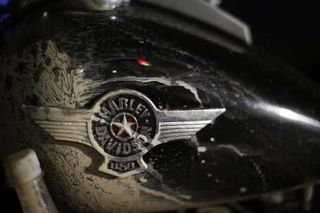 Harley Davidson logo is seen during the annual Harley Davidson National Rally in Qian Dao Lake, in Zhejiang Province May 11, 2013. REUTERS/C Harley Davidson logo is seen during the annual Harley Davidson National Rally in Qian Dao Lake, in Zhejiang Province May 11, 2013. REUTERS/C
