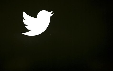 The Twitter logo is shown at the company's headquarters in San Francisco, California October 4, 2013. REUTERS/Robert Galbraith The Twitter logo is shown at the company's headquarters in San Francisco, California October 4, 2013. REUTERS/Robert Galbraith