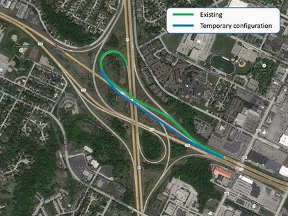 A look at the changes for the Highways 41/172 interchange in Brown County. (Photo by: Wisconsin DOT). A look at the changes for the Highways 41/172 interchange in Brown County. (Photo by: Wisconsin DOT).