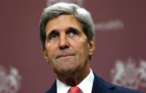 U.S. Secretary of State John Kerry speaks during a news conference at the Foreign and Commonwealth Office in London October 22, 2013. REUTER U.S. Secretary of State John Kerry speaks during a news conference at the Foreign and Commonwealth Office in London October 22, 2013. REUTER