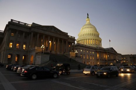 Night falls over the U.S. Capitol Dome, as members of the Republican-controlled U.S. House of Representatives deal with a budget showdown wi Night falls over the U.S. Capitol Dome, as members of the Republican-controlled U.S. House of Representatives deal with a budget showdown wi