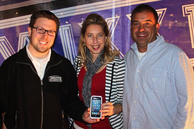 Here's Matt from Matt's DJ Service/Nehring Limo with Marsh of Appleton our winner of the Bon Jovi Winning Weekend - tickets for the show and a new iPod with 101 Bon Jovi songs!