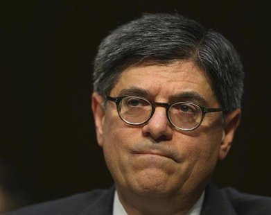 U.S. Treasury Secretary Jack Lew testifies before the Senate Finance Committee on the U.S. government debt limit in Washington October 10, 2 U.S. Treasury Secretary Jack Lew testifies before the Senate Finance Committee on the U.S. government debt limit in Washington October 10, 2