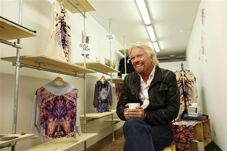 Sir Richard Branson, Founder of Virgin Group, is interviewed by Reuters about the Virgin StartUp scheme for young entrepreneurs, at Box Park Sir Richard Branson, Founder of Virgin Group, is interviewed by Reuters about the Virgin StartUp scheme for young entrepreneurs, at Box Park