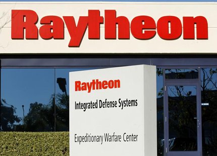 One of Raytheon's Integrated Defense buildings is seen in San Diego, California January 20, 2011. REUTERS/Mike Blake One of Raytheon's Integrated Defense buildings is seen in San Diego, California January 20, 2011. REUTERS/Mike Blake