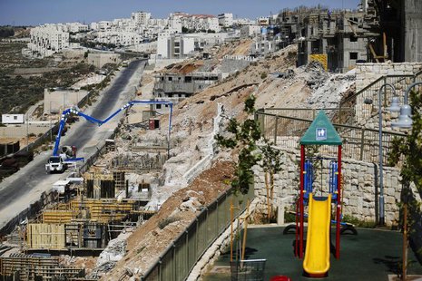 A general view of apartment blocks under construction is seen in the West Bank Jewish settlement of Beitar Ilit, near Bethlehem August 11, 2 A general view of apartment blocks under construction is seen in the West Bank Jewish settlement of Beitar Ilit, near Bethlehem August 11, 2