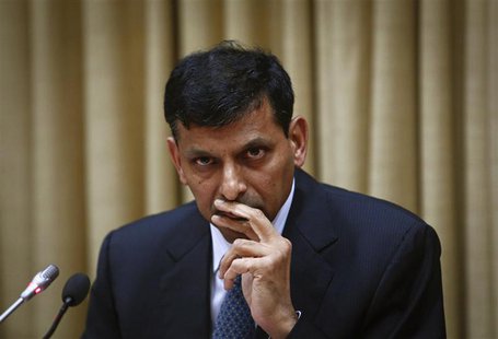 Raghuram Rajan, newly appointed governor of Reserve Bank of India (RBI), listens to a question during a news conference at the bank's headqu Raghuram Rajan, newly appointed governor of Reserve Bank of India (RBI), listens to a question during a news conference at the bank's headqu