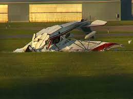Plane crash at Princeton airport (WCCO) Plane crash at Princeton airport (WCCO)