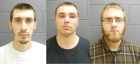 James Howard left,
Joshua Johnson center,
Mark Shaffer right James Howard left,
Joshua Johnson center,
Mark Shaffer right
