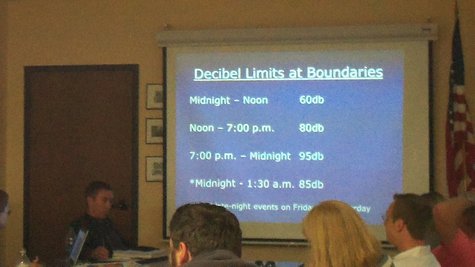 At their last meeting, they came close but could not come to a consensus on times and DB levels. At their last meeting, they came close but could not come to a consensus on times and DB levels.