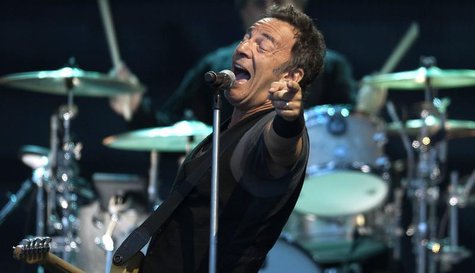 U.S. musician Bruce Springsteen performs with the E. Street Band during a tour to promote their latest album "Working on a Dream", at Zorril U.S. musician Bruce Springsteen performs with the E. Street Band during a tour to promote their latest album "Working on a Dream", at Zorril